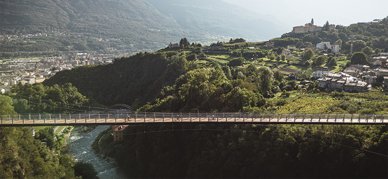 Tour Gravel Attorno a Sondrio