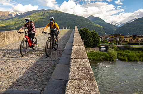 Tour in e-MTB Fondovalle Morbegno