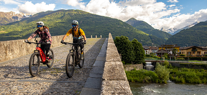 Tour in e-MTB Fondovalle Morbegno