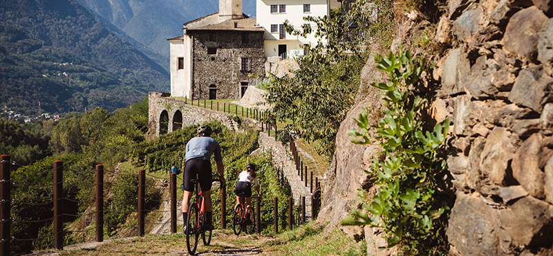 Tour in Gravel da Sondrio a Ardenno