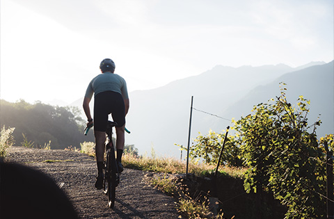 Tour in Gravel da Sondrio a Bianzone